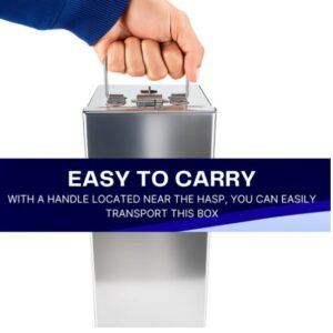 SecureGuard Stainless Steel Deposit Vault - Image 2