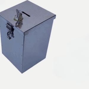 Stainless Steel Coin Box/Donation Box/ Piggy Bank - Image 2