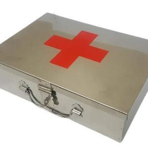 Stainless Steel Empty First Aid Box (Medicine Storage)